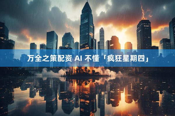 万全之策配资 AI 不懂「疯狂星期四」